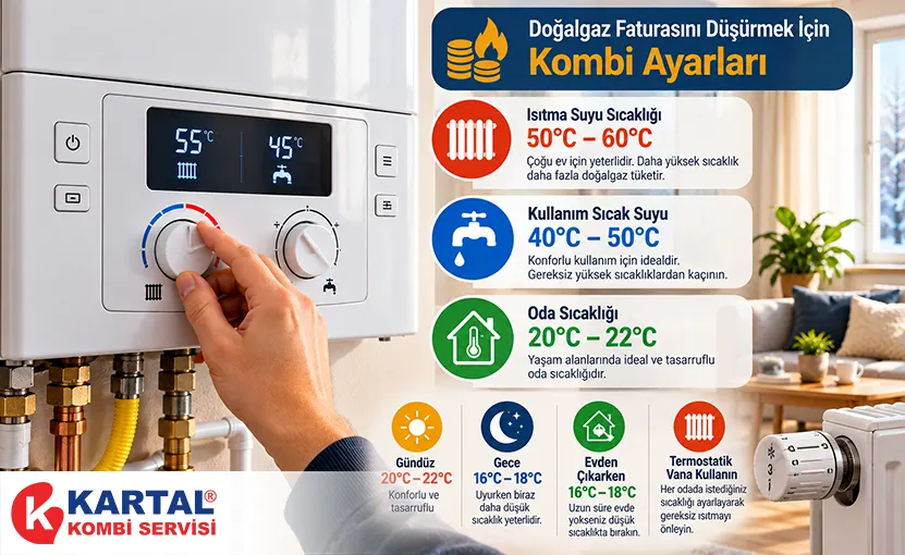 Doğalgaz Faturasını Düşürmek İçin Etkili Kombi Ayarları
